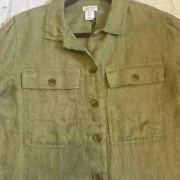 Nicole Miller linen top NWT - Picture 6 of 7